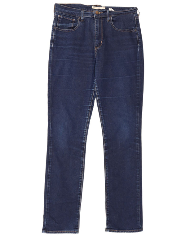 Levi's Mujer 724 Vaqueros Rectos De Tiro Alto W30 L30 Algodón Azul Marino