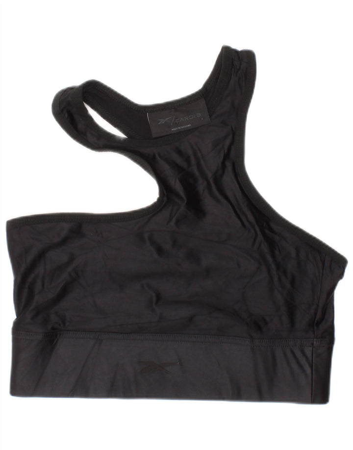 Reebok Mujer Sport Bra Top Small Negro Poliamida Deportes