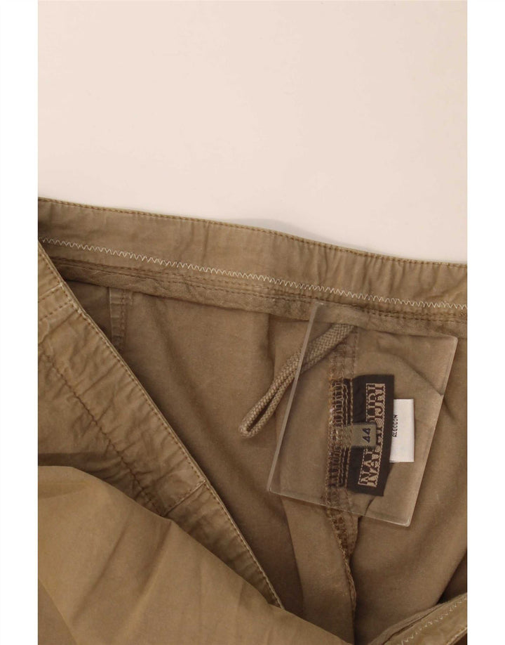 Falda midi para mujer Napapijri IT 44 Medium W32 Algodón marrón