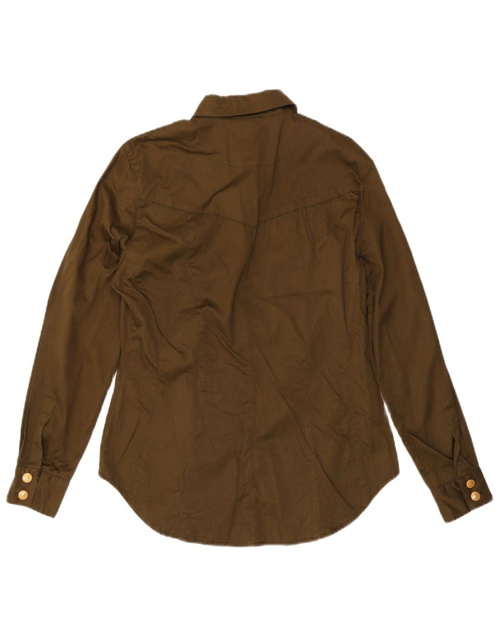 Camisa extragrande para mujer Laurel EU 38 XS Algodón caqui