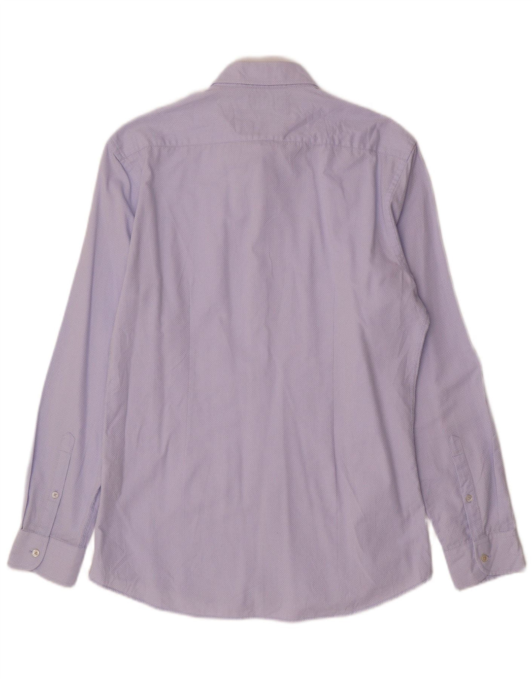 Zara Hombre Camisa Slim Fit Algodón Azul Grande