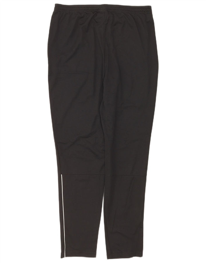 NIKE Mujer Dri Fit Chándal Pantalones UK 40 Grande Poliéster Negro