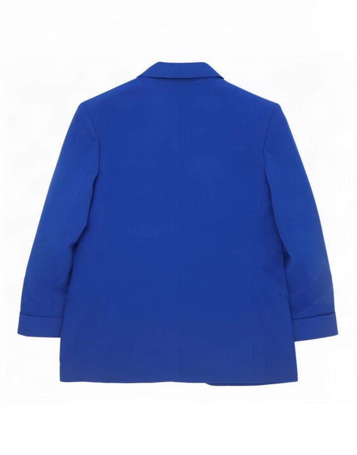 Marks & Spencer Chaqueta tipo blazer abierta de manga 3/4 para mujer UK 40 Azul medio