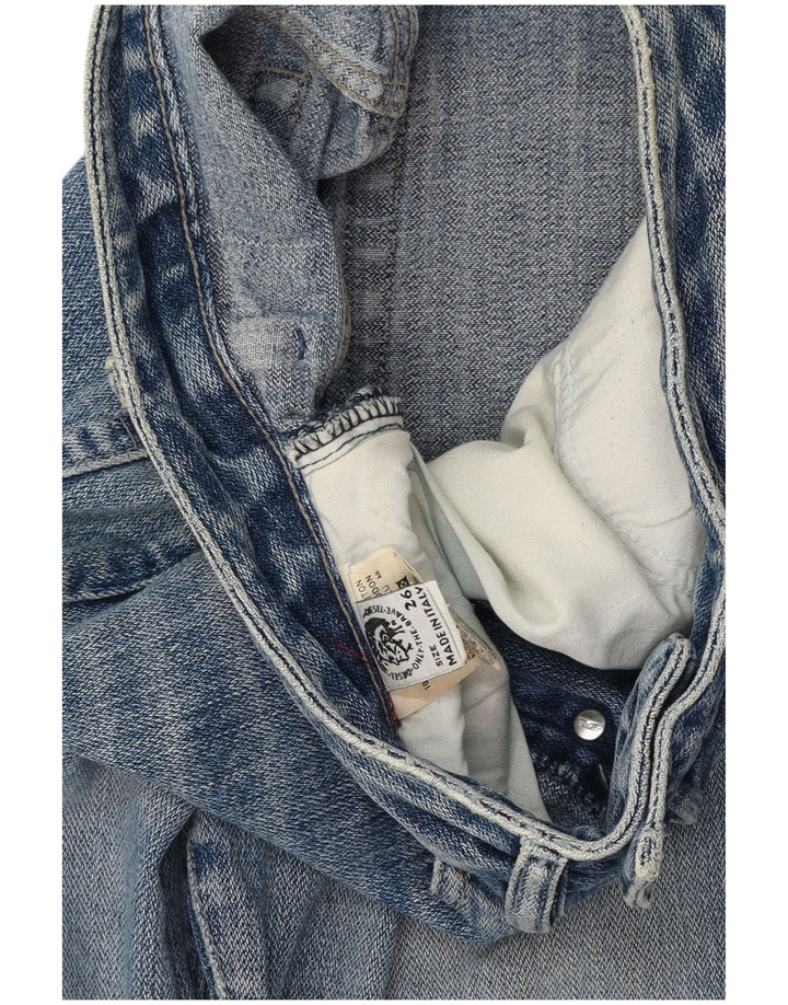 DIESEL Vaqueros Rectos Mujer W26 L30 Azul Algodón