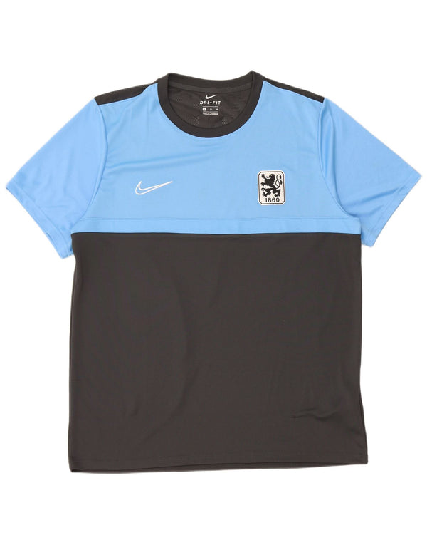 Nike Munchen Graphic Camiseta Top XL Gris Colorblock Poliéster
