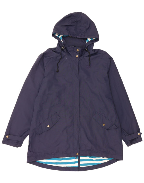 Chubasquero extragrande con capucha para mujer de Mountain Warehouse UK 40 XL Azul marino
