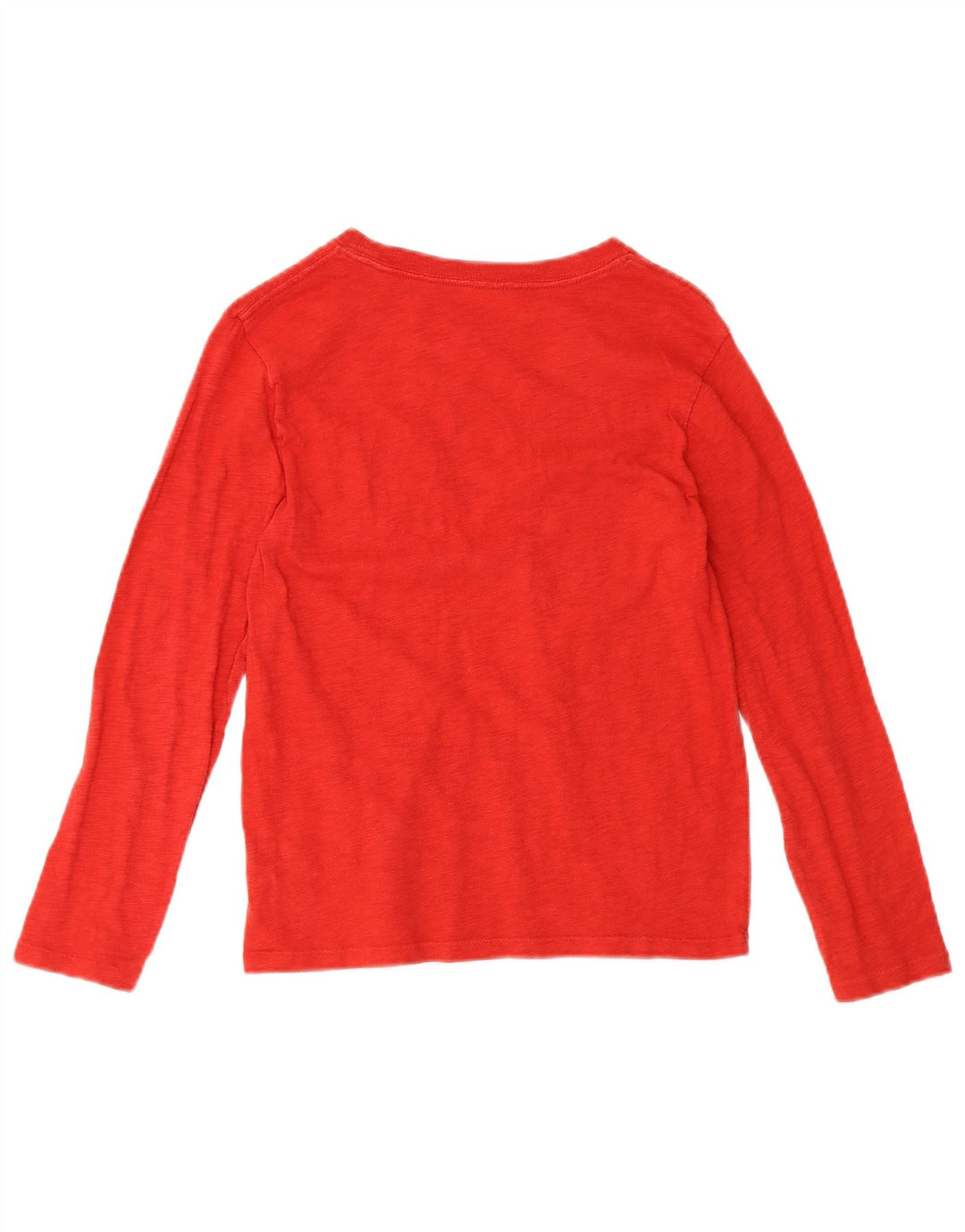 Gap Camiseta gráfica para niños de manga larga 9-10 años pequeña de algodón rojo