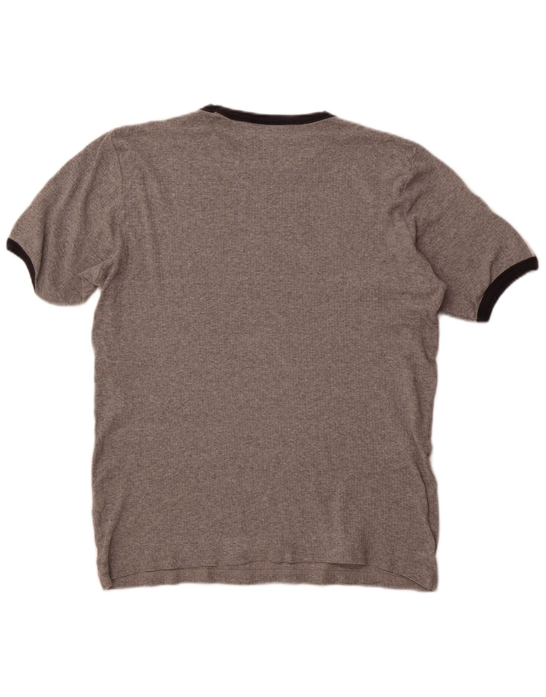 BUFFALO Camiseta Hombre Top Algodón Gris Medio