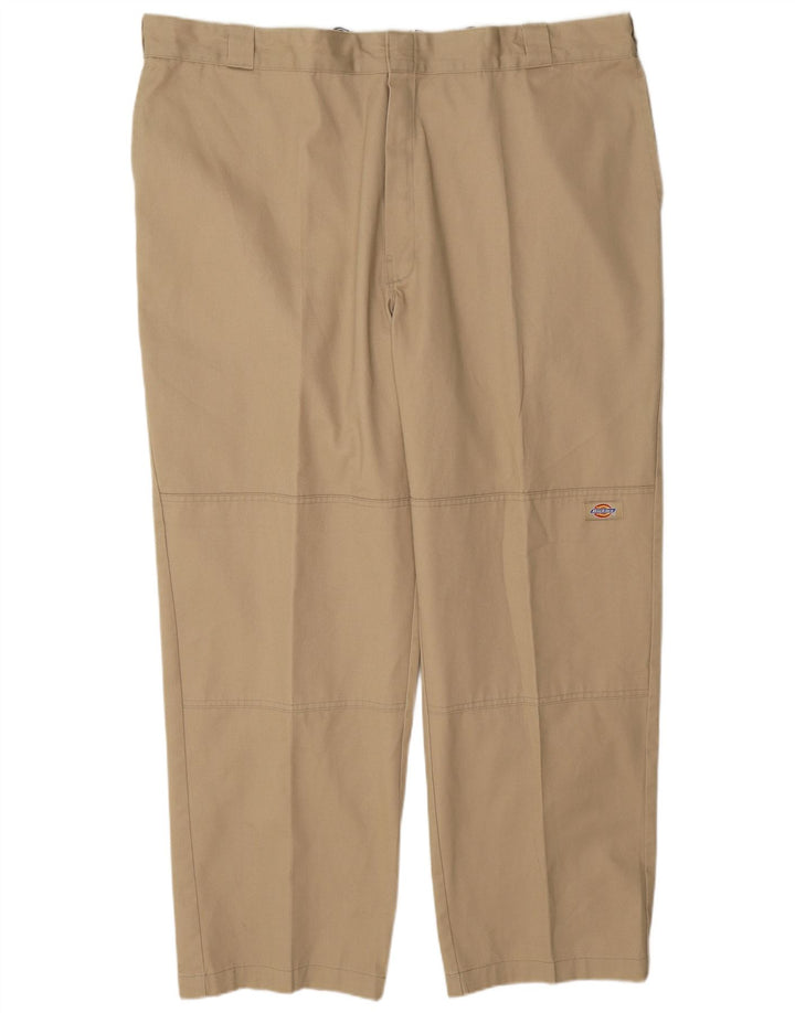 Dickies Pantalón cargo recto para hombre W44 L32 Poliéster beige