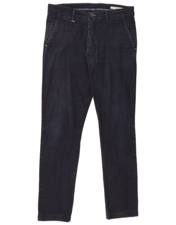 Pantalones de pana ajustados para hombre Liu Jo W32 L28 Azul marino