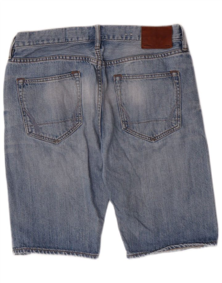 Pantalones cortos vaqueros All Saints para hombre W32 Algodón azul medio