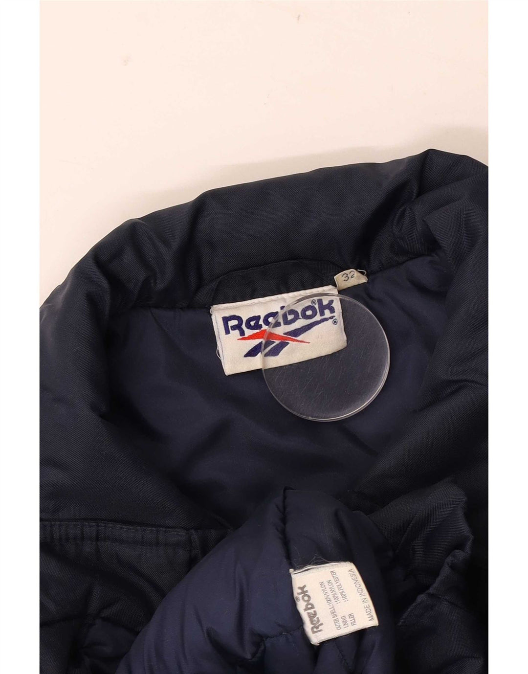Reebok Chaqueta bomber estampada para niños 13-14 años Nylon azul marino