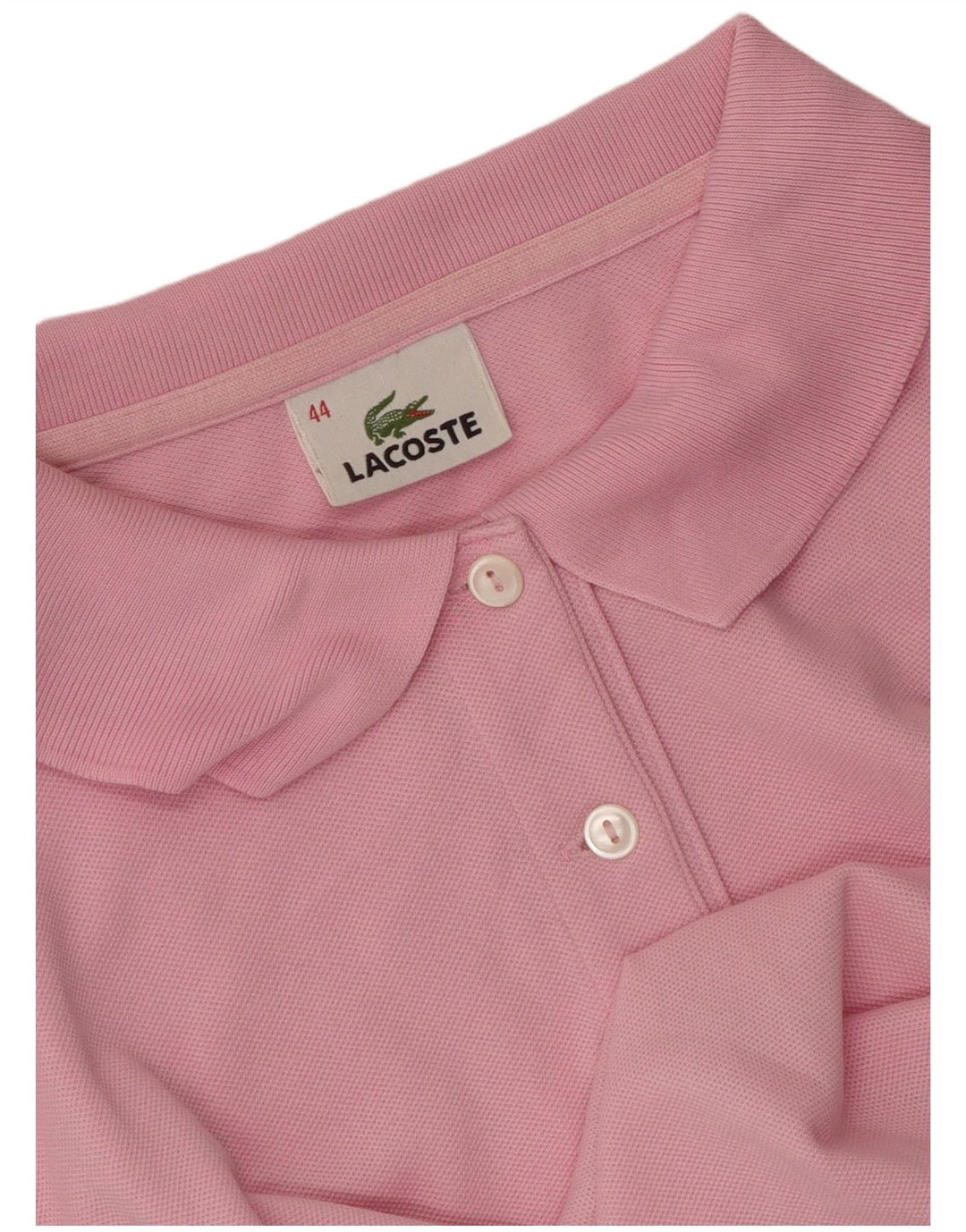 Polo Lacoste Mujer Talla 44 Grande Rosa