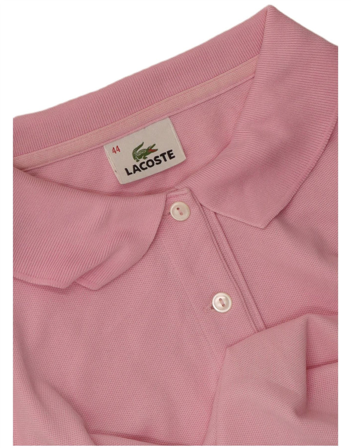 Polo Lacoste Mujer Talla 44 Grande Rosa