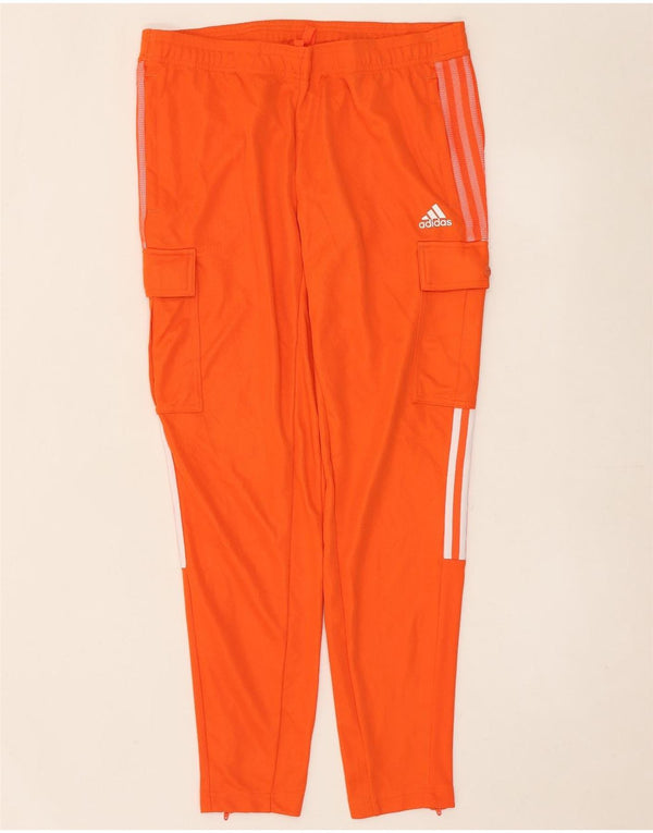 Adidas Mujer Aeroready Cargo Chándal Pantalones UK 16/18 Grande Naranja