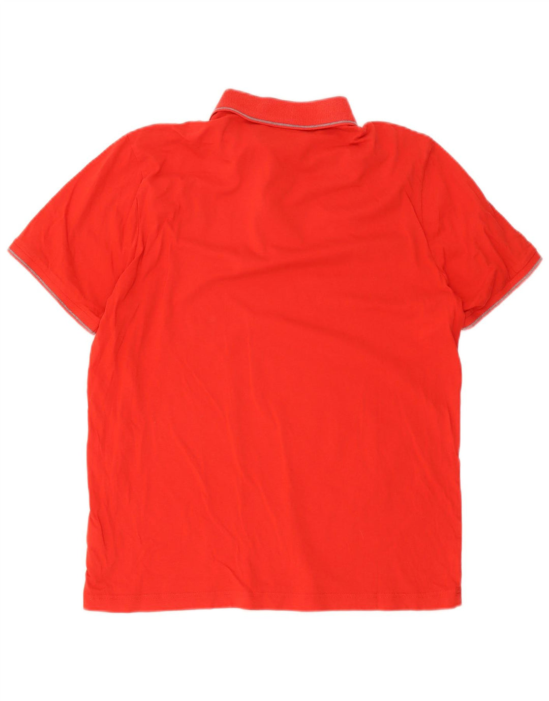 Puma Polo para hombre de algodón rojo grande