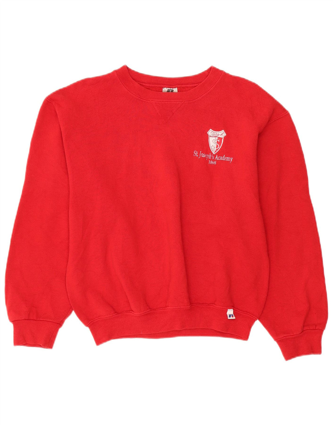 RUSSELL ATHLETIC Sudadera extragrande para mujer UK 10 Small Red Cotton