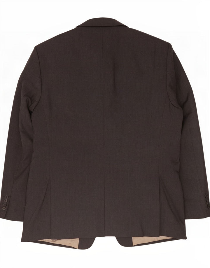 Marks & Spencer Chaqueta tipo blazer de 2 botones para hombre UK 46 XL Lana gris