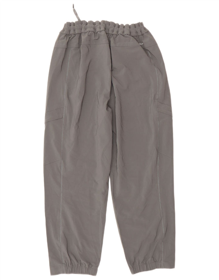 Eddie Bauer Pantalones Cargo Cortos para Mujer Medianos W30 L24 Poliéster Gris