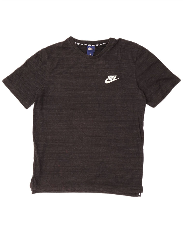 Camiseta Nike Hombre Top Gris Medio De Algodón Moteado