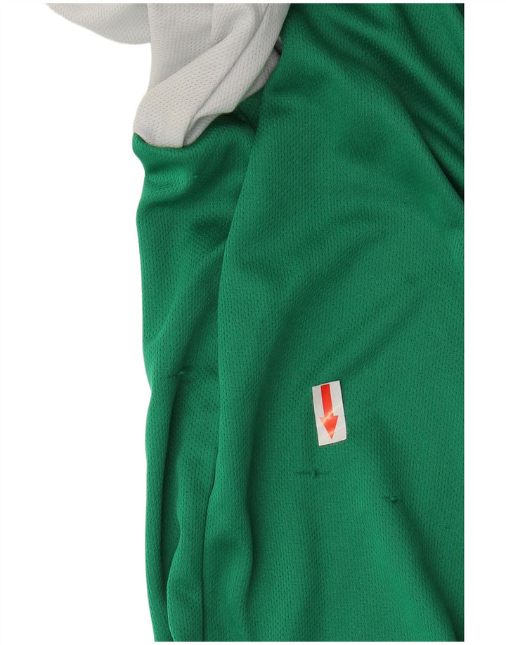 Adidas Hombre Aeroready Camiseta Top XL Verde Colorblock Poliéster