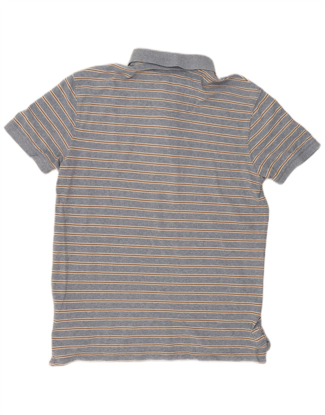 Polo de hombre Fat Face de algodón a rayas en azul medio