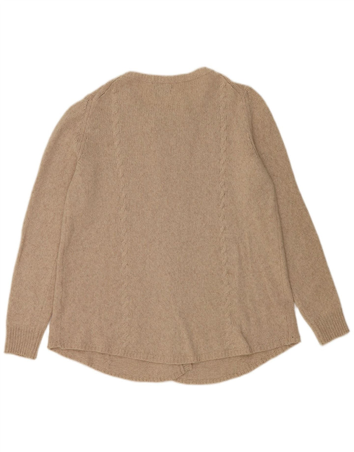 Massimo Dutti Cárdigan Extragrande para Mujer UK 10 Small Beige