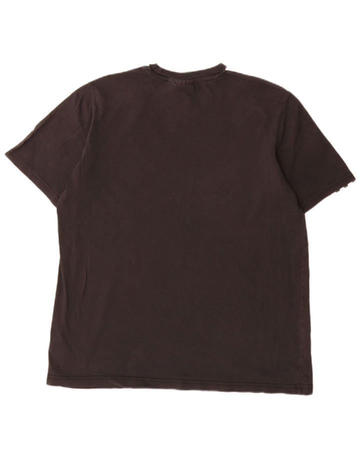 Adidas - Camiseta para hombre, talla grande, algodón negro