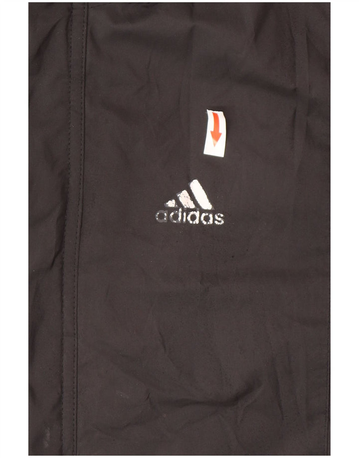 Adidas Abrigo cortavientos gráfico para niños 13-14 años Poliamida negro