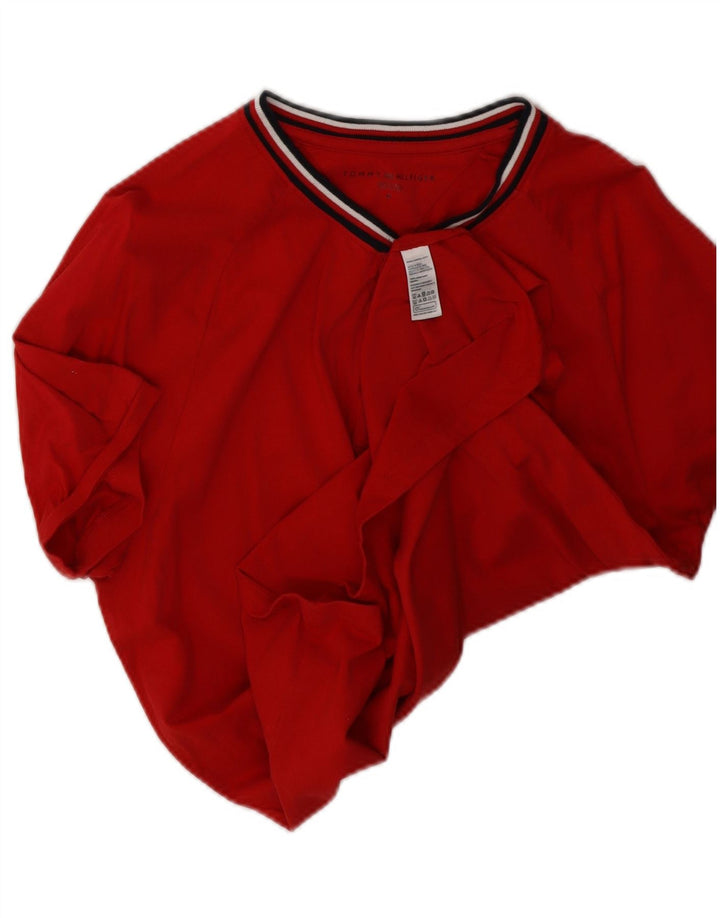 Camiseta Tommy Hilfiger Hombre Top Medium Rojo Algodón
