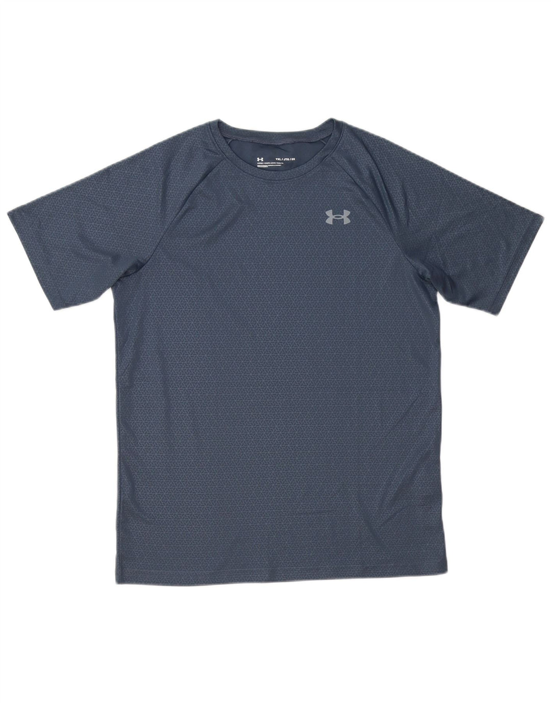Under Armour Camiseta para niño Top 13-14 años XL Gris Geométrico Poliéster
