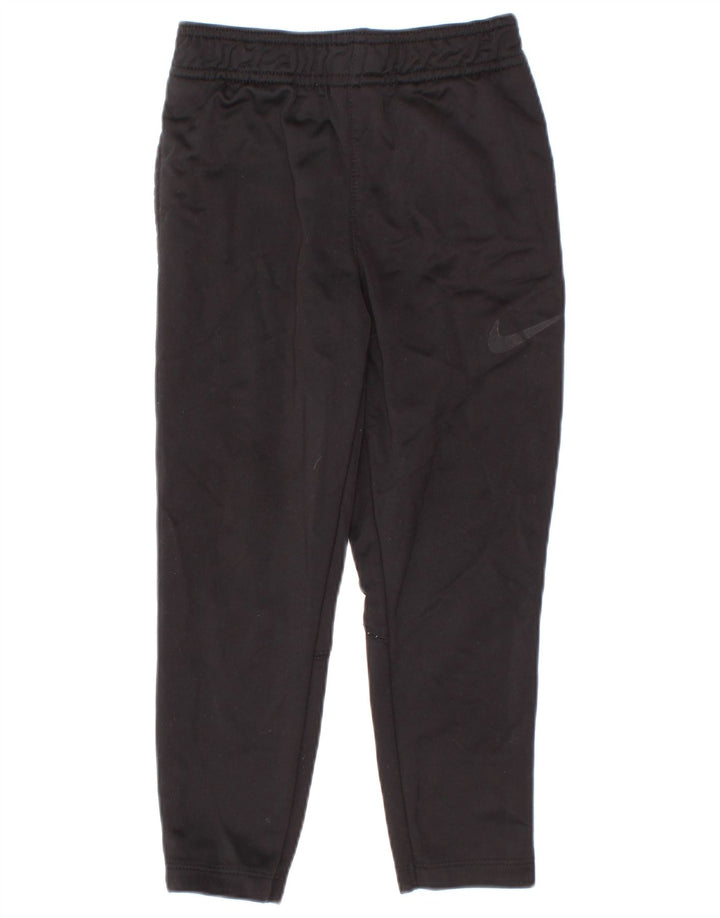 Nike Pantalones de chándal Dri Fit para niños 3-4 años XS Negro Poliéster