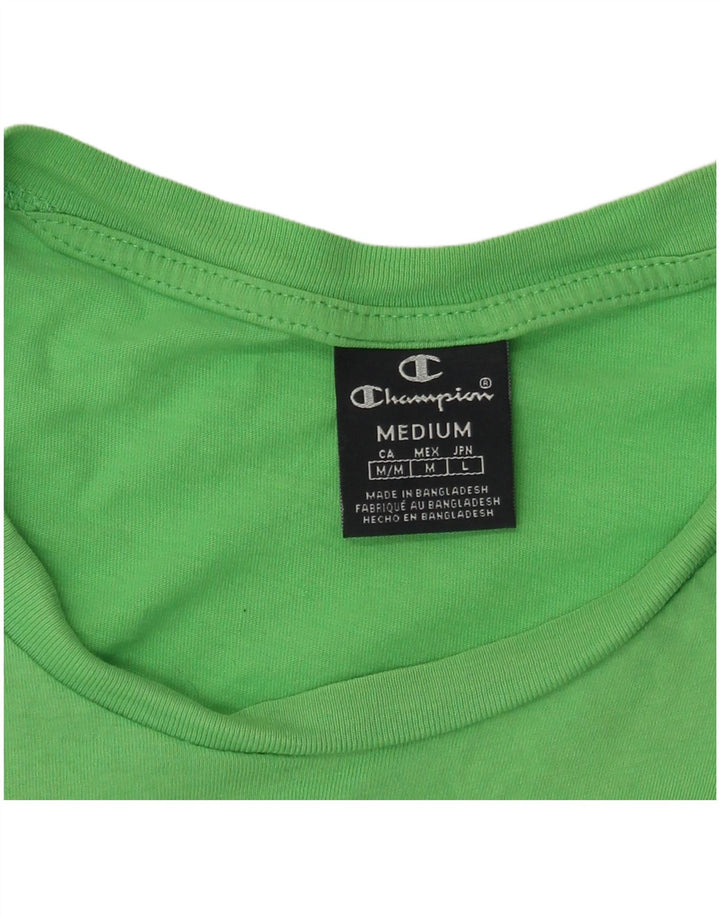 Champion Camiseta Gráfica para Hombre Top Verde Medio