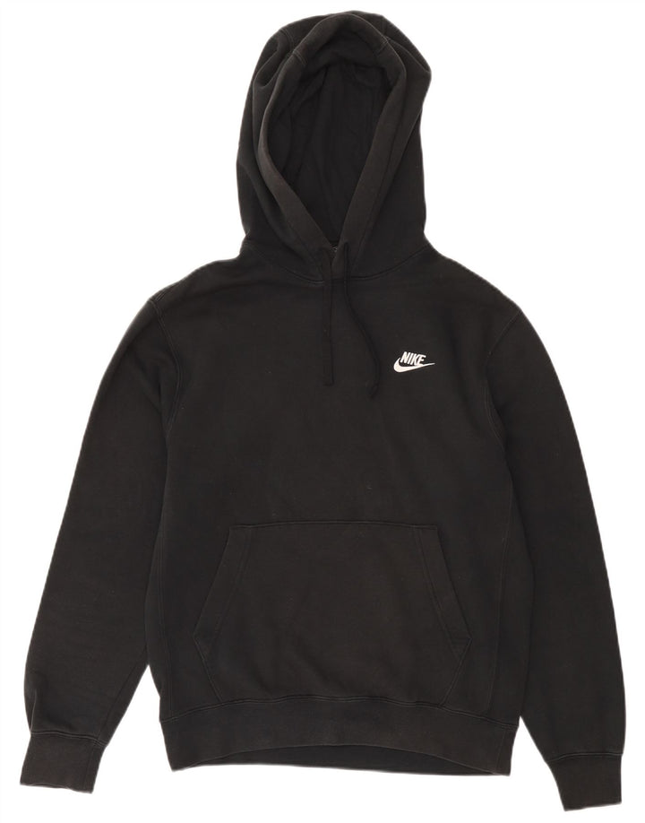 Nike - Sudadera con capucha para hombre, talla pequeña, algodón negro