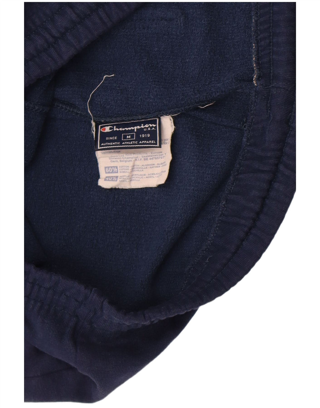 Champion Pantalones De Chándal Para Hombre Algodón Azul Marino Mediano