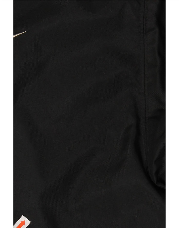 NIKE Chaqueta acolchada gráfica para hombre UK 39/41 Medium Black Nylon