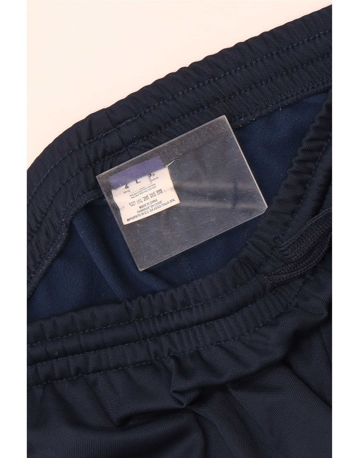 Asics Pantalón Chándal Hombre Grande Azul Marino Poliéster