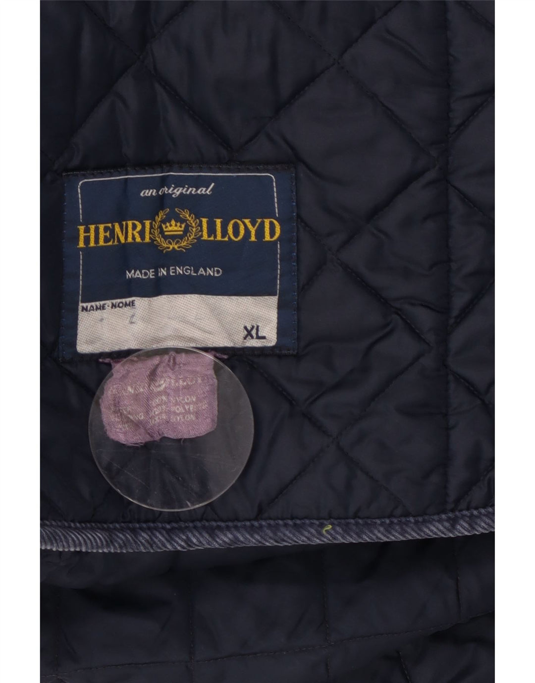 Henri Lloyd Chaqueta acolchada para hombre UK 42 XL Nylon azul marino