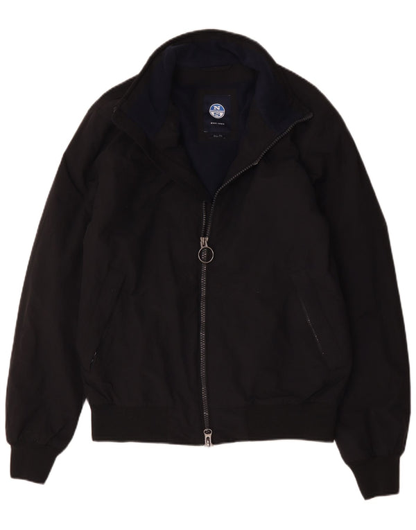 North Sails Chaqueta Bomber Slim Fit para Hombre UK 38 Medium Azul Marino Poliamida