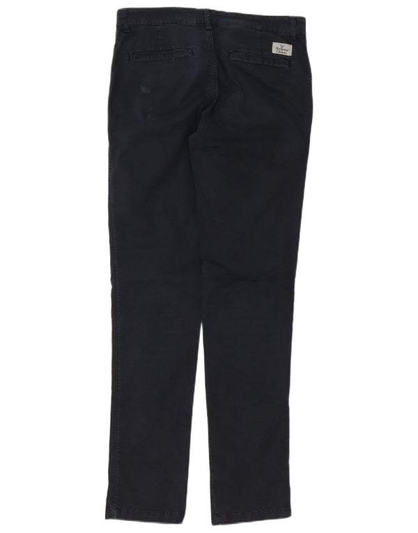 Avirex Pantalón chino ajustado para hombre W30 L34 Azul marino