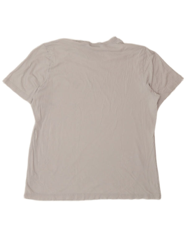 ADIDAS Camiseta Gráfica Hombre Top XL Algodón Blanco