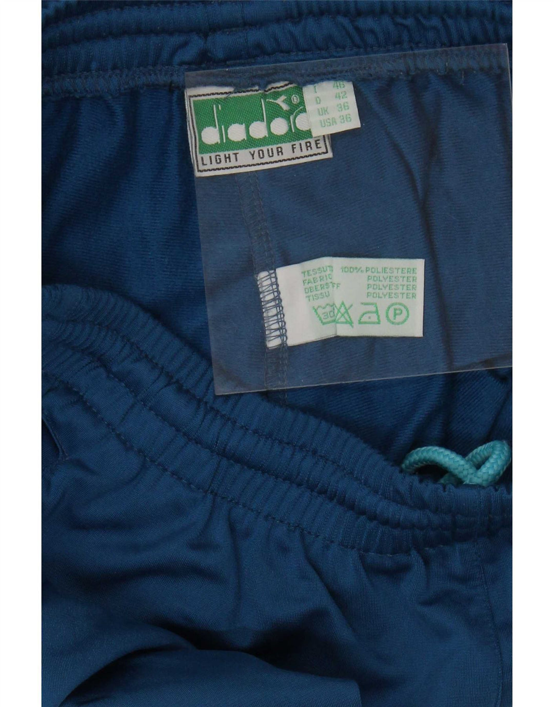 Pantalones de chándal Diadora para hombre Large Blue Poliéster