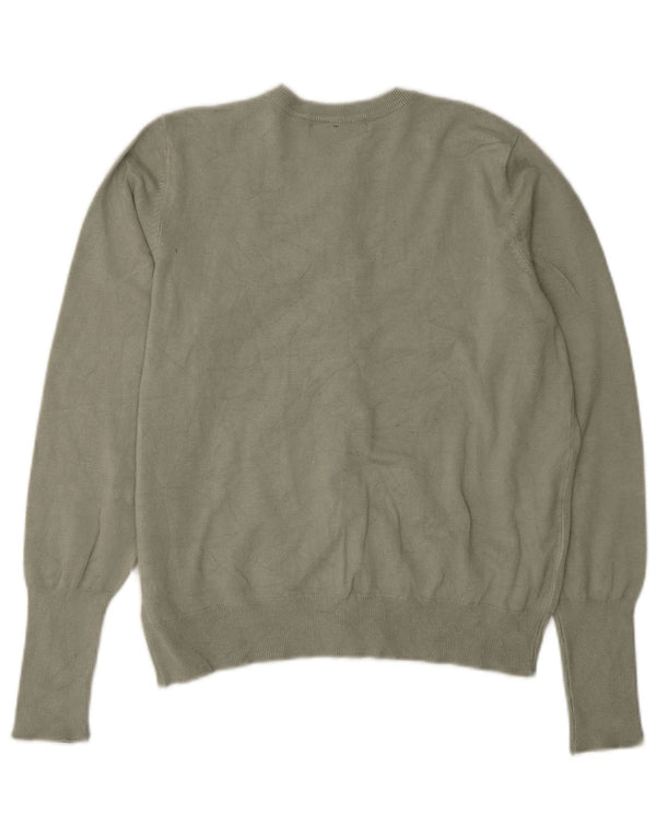 Marks & Spencer Suéter tipo cárdigan corto para mujer UK 44 Viscosa verde grande