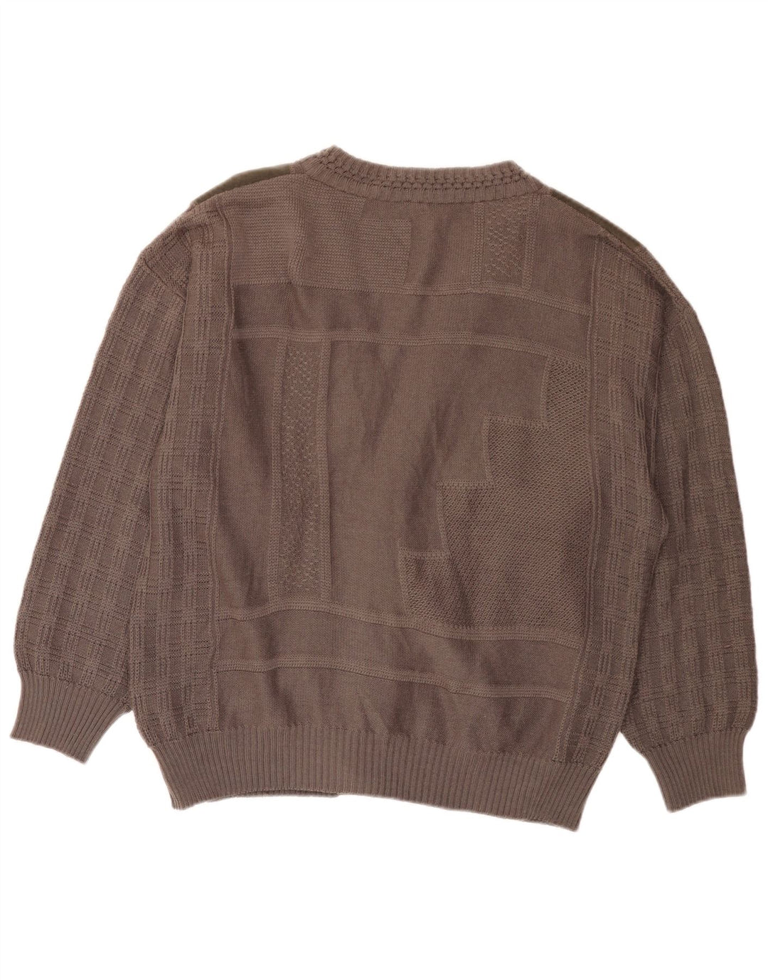 Walbusch Cárdigan para hombre IT 54 XL Gris Colorblock