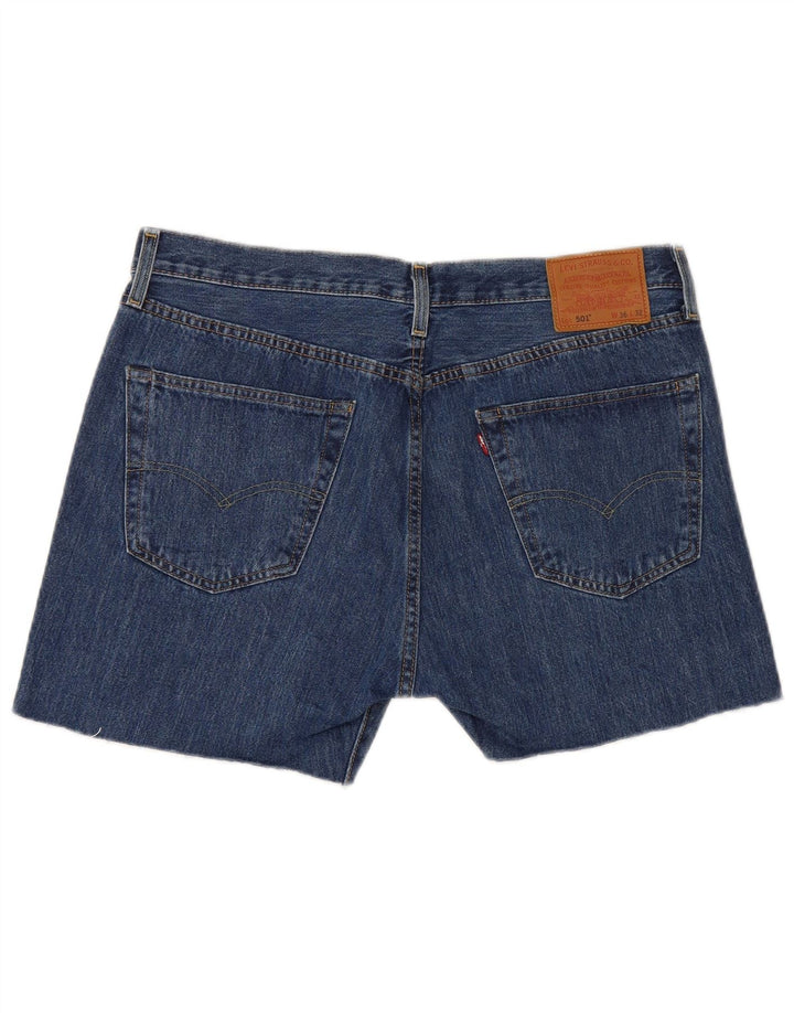 Levi's Mens 501 pantalones cortos de mezclilla W36 algodón azul grande