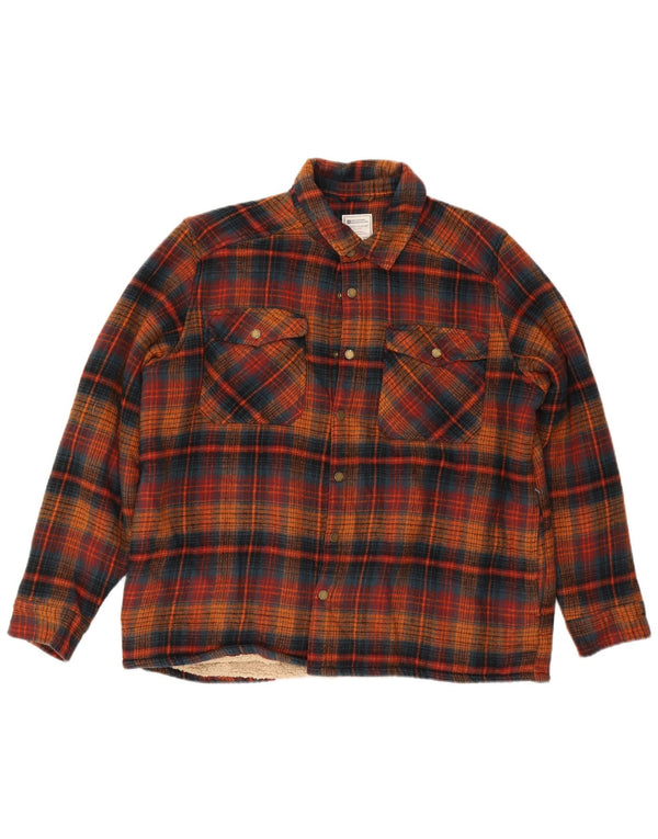 Camisa de franela de leñador para hombre de Mountain Warehouse, cuadros grandes multicolores
