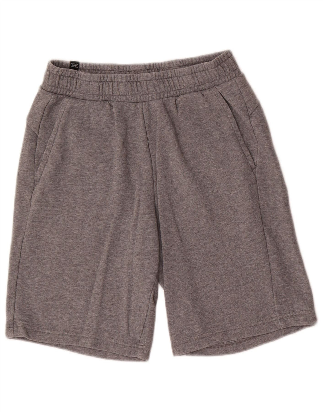 Pantalones cortos deportivos Puma para hombre de algodón moteado gris medio