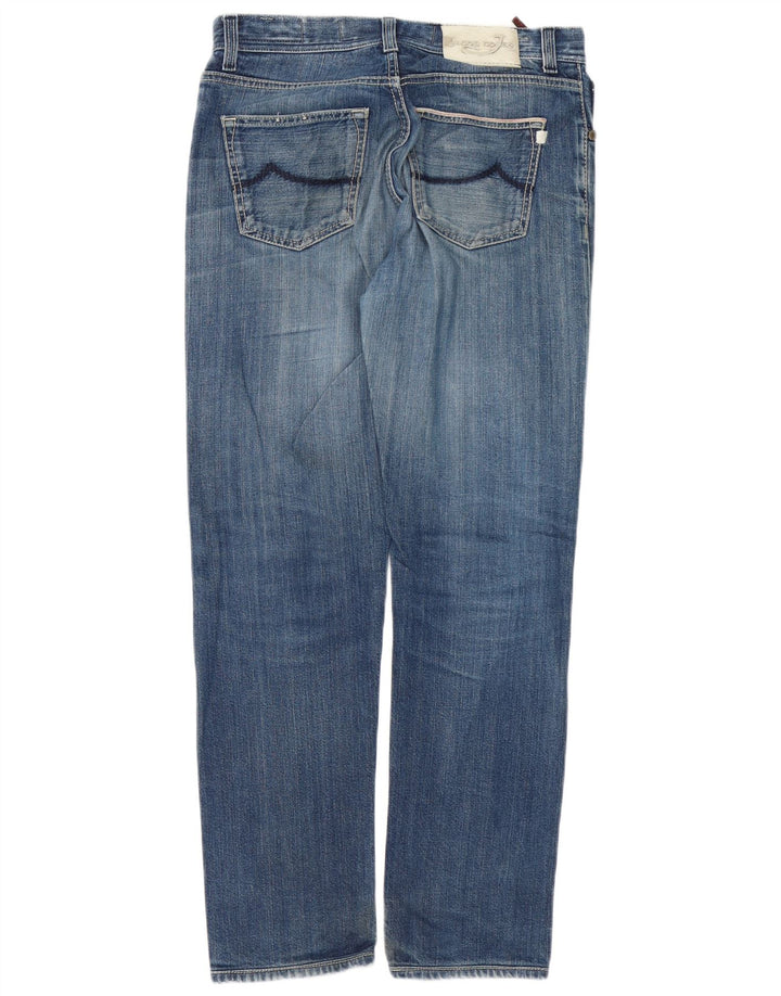 Jacob Cohen Vaqueros ajustados para hombre W34 L30 Algodón azul