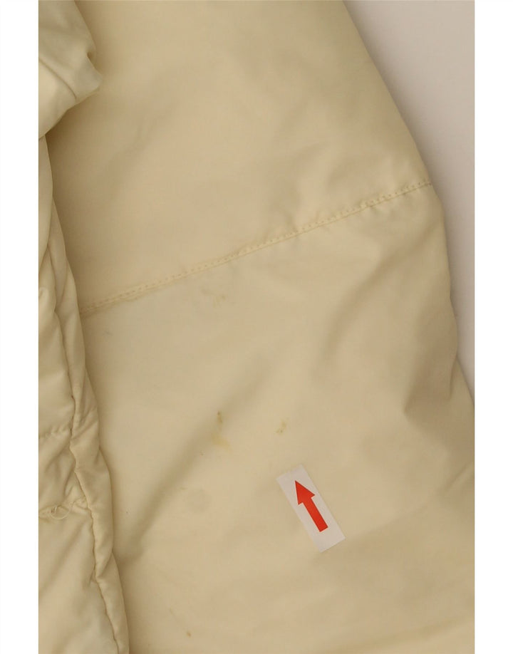 Pheder Abrigo acolchado con capucha para mujer IT 46 Large Nylon amarillo