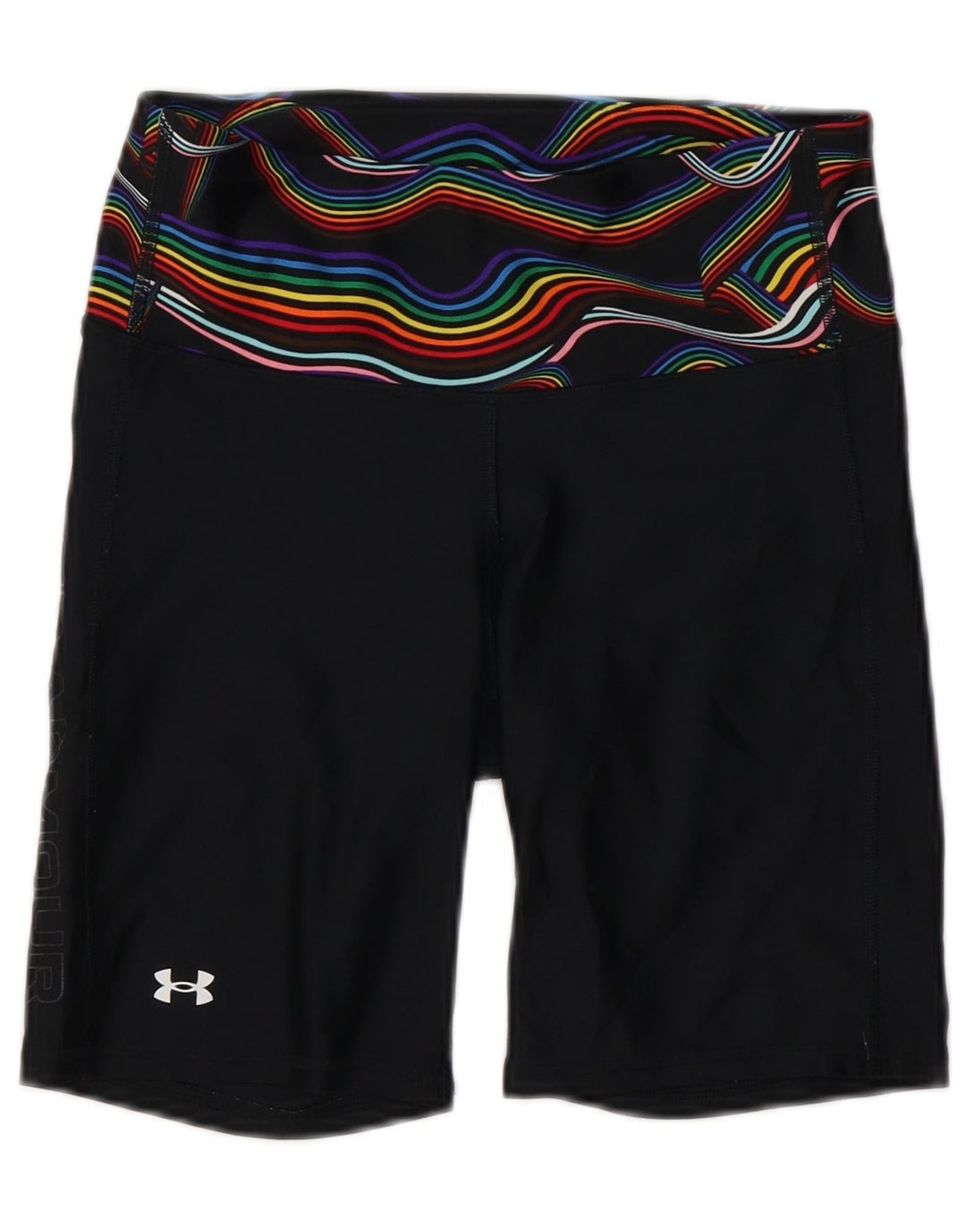 Under Armour Pantalones cortos deportivos Heat Gear para mujer UK 12 Mediano Negro Poliéster